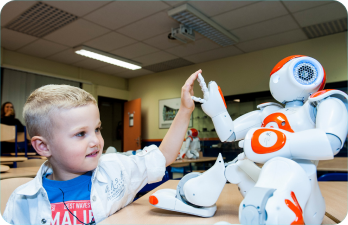 Фото с роботом