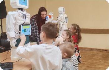 Фото с роботом